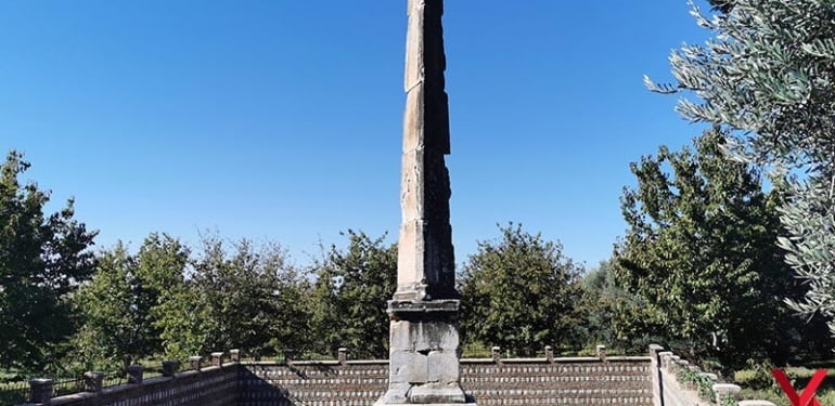 2 bin yıllık tarihi eser, magandaların hedef tahtası haline geldi