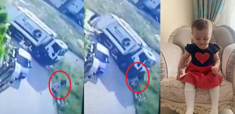 Göz göre göre kaza… İki yaşındaki Ebrar vefat etti