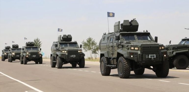 ‘Ejder Yalçın’ zırhlıları Özbekistan ordusunda