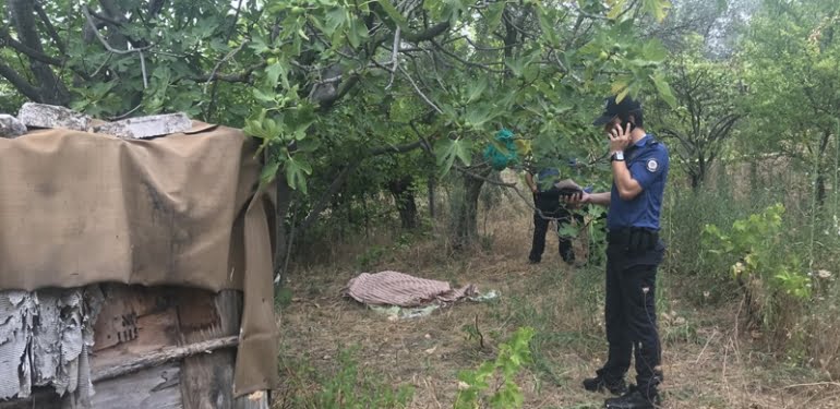 Ağaçta boynu dalların arasına sıkışan çiftçi öldü