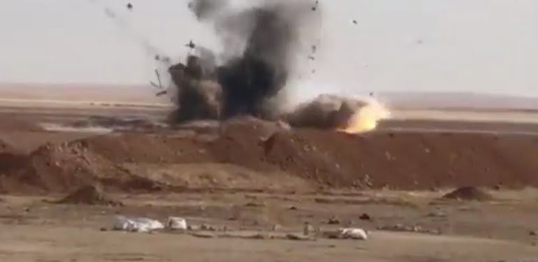 Barış Pınarı Harekatı bölgesinde teröristlere ait bombalı araç ele geçirildi