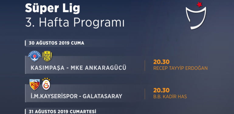 Futbolda haftanın programı