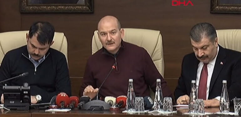 Üç bakan depremle ilgili son bilgileri paylaştı