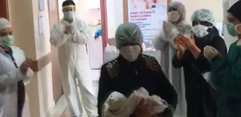 Koronavirüsle doğan bebek hastalığı yendi