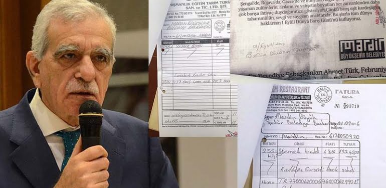 Mardin Büyükşehir Belediyesi HDP ve yabancı heyetler için 500 bin lira harcamış