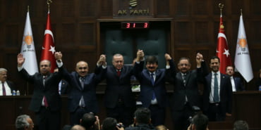 Türkiye Cumhurbaşkanı ve AK Parti Genel Başkanı Recep Tayyi