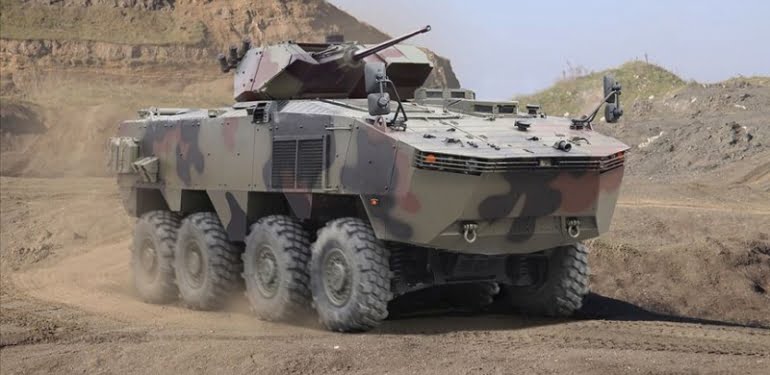 Askeri araç ihracatında 8×8 performans
