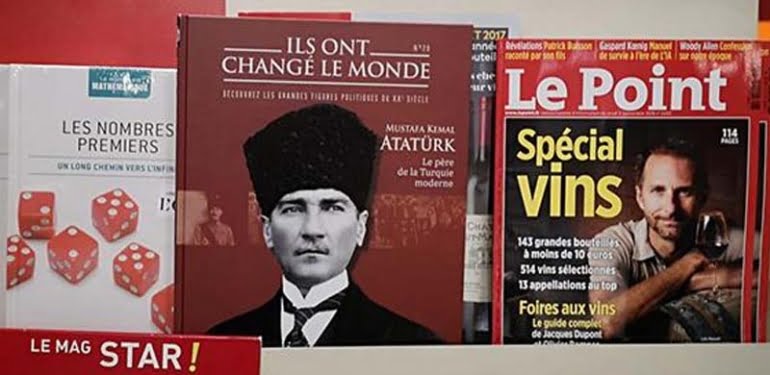 Atatürk kapaklı dergi yok satıyor