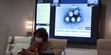 Bilim Kurulu üyeleri, Çinli bilim insanlarıyla video konferansla görüştü