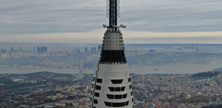 Çamlıca Kulesi’nin giriş bölümü de bitiyor