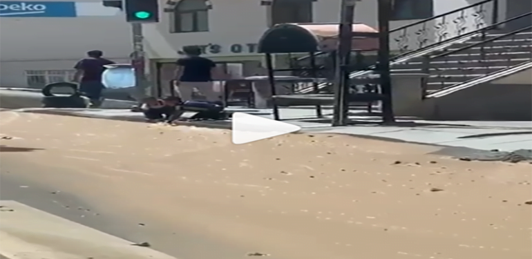 Ankara’nın Bağlum Bulvarı’ndaki kirli su yollara taştı