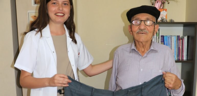 72 yaşında 41 kilo verdi