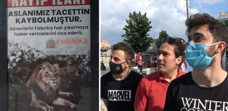 Çorum’u karıştıran aslan ilanı