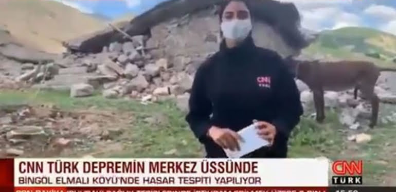 CNN Türk muhabirinden ‘eşek’ esprilerine tepki