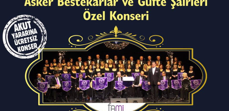 AKUT yararına ücretsiz konser