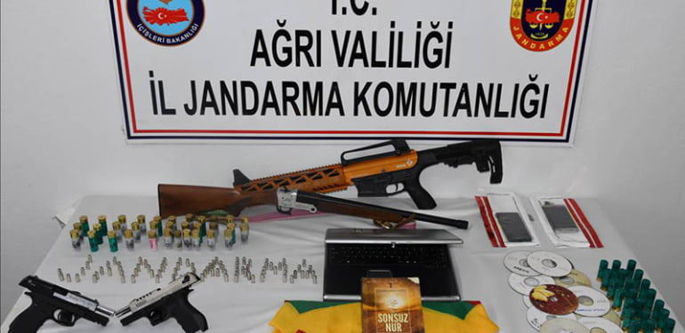 Ağrı'nın Patnos ilçesinde, terör örgütü PKK/KCK'ya yard