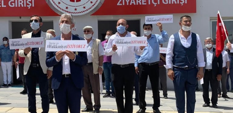15 Temmuz gazilerinden ‘toplanan paraları verin’ eylemi