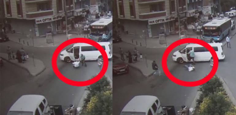 Gaziosmanpaşa’da öldüren yumruk kamerada