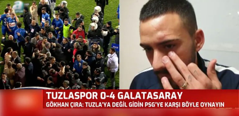 Maç sonu darp edilen Gökhan Çıra: Fatih Terim mafya mısın?