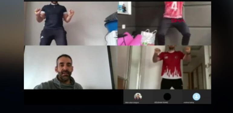Görme engelli milli sporcular, Paralimpik Oyunları’na video konferans yöntemiyle hazırlanıyor