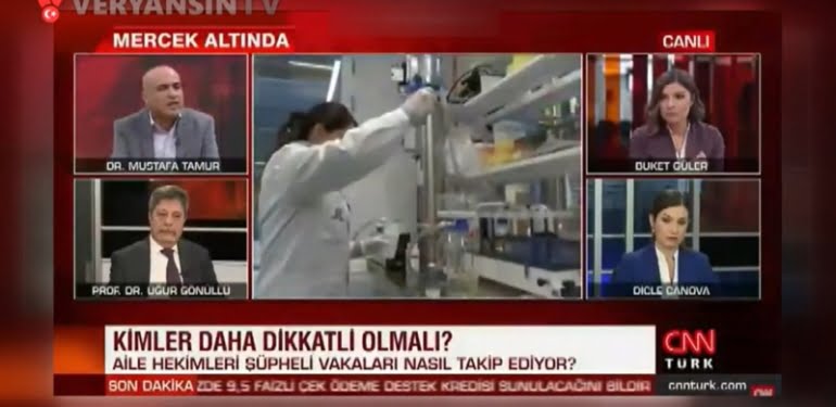 Doktor, hastalanan meslektaşları için canlı yayında gözyaşlarını tutamadı