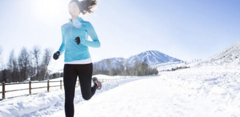 Running in the Winter.