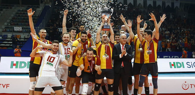 Voleybolda Şampiyonlar Kupası Galatasaray’ın