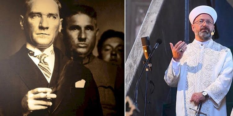 Ali Erbaş yalnız değildir! İşte Atatürk karşıtı bir parti