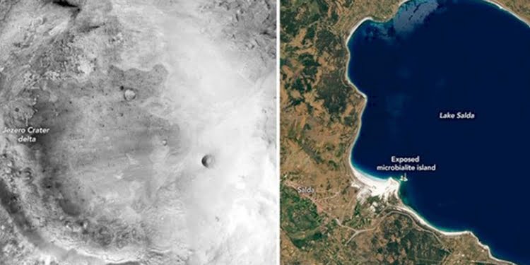 NASA’dan Salda Gölü paylaşımı