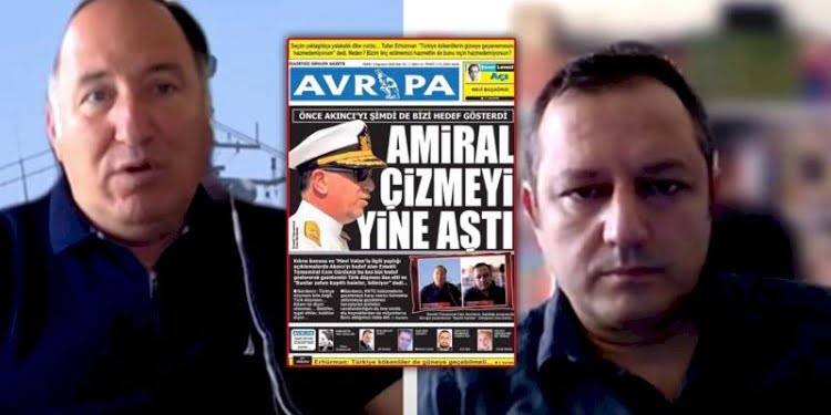 Türk düşmanı gazete Amiral Gürdeniz ve Veryansın Tv’yi hedef aldı