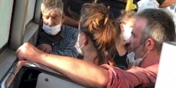 Otobüste kadına tokat… Kimse müdahale etmedi