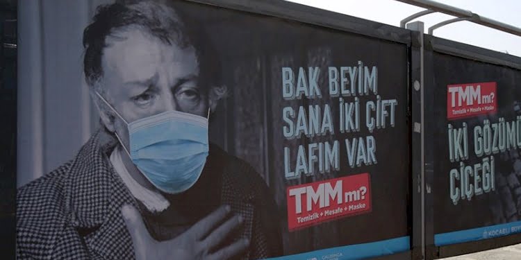 Yeşilçam sanatçılarının fotoğraflarıyla ‘maske çağrısı’