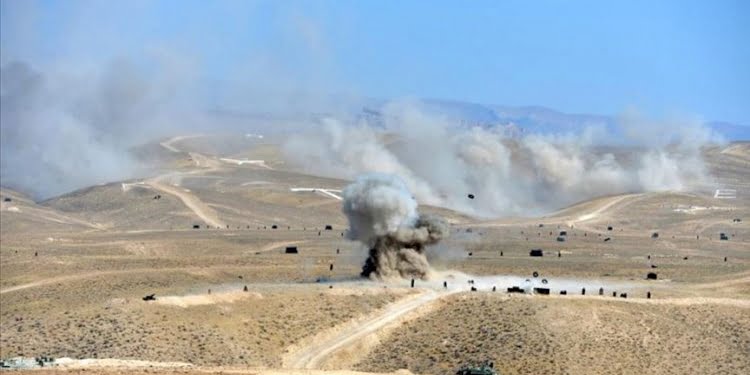 Türkiye ve Azerbaycan’dan savaş sahnelerini aratmayan tatbikat