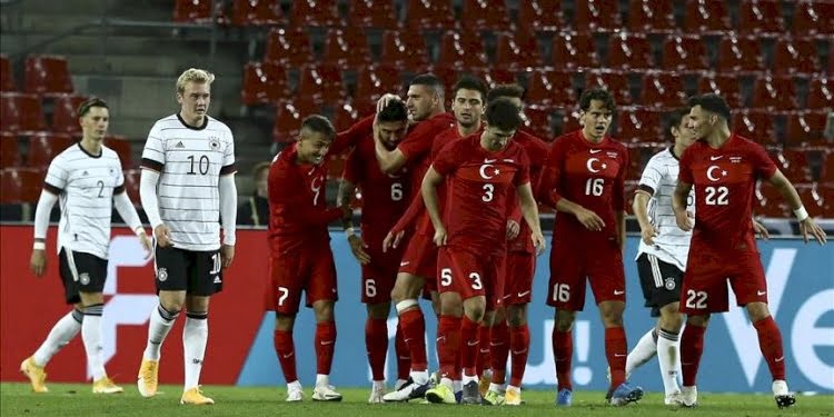 A Milli Futbol Takımı, Almanya ile berabere kaldı