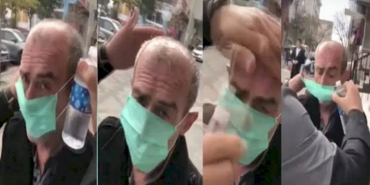 Yaşlı vatandaşın başına zorla kolonya dökmüştü, hapsi istendi