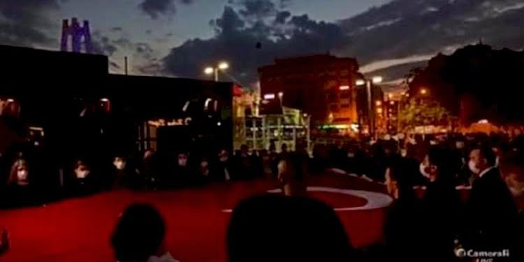 CHP’li gençler Andımız’ı unuttu