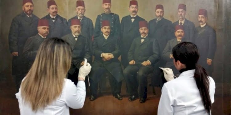 Restorasyonda tuvalin altından farklı bir resim daha çıktı