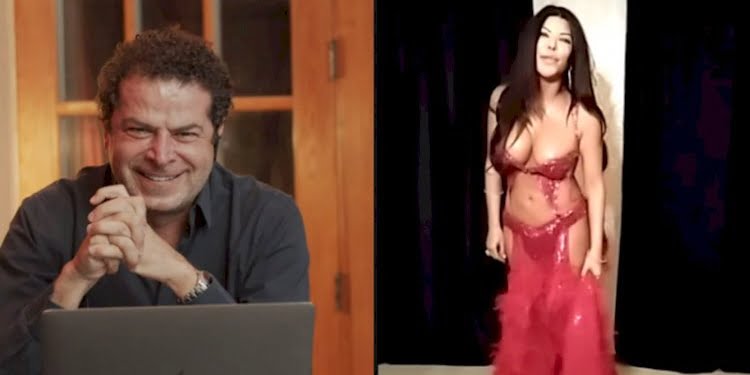 Cüneyt Özdemir, canlı yayınına dansöz çıkardı