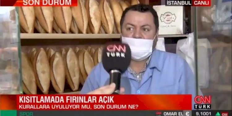 CNN Türk muhabirinden ‘fırıncı’ açıklaması!