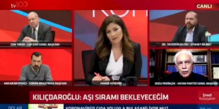 Canlı yayında Perinçek-Toker gerilimi: Haddini bil, otur orada!