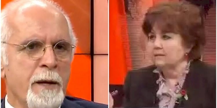 Canlı yayında ilginç ‘Bunak kadın’ diyaloğu!