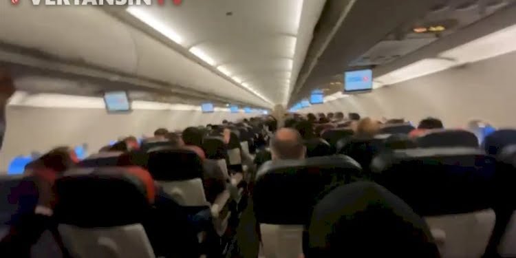 Ankara İstanbul uçağında korku dolu anlar