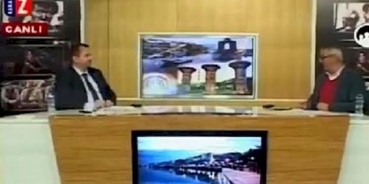 Deva Partisi il başkanı canlı yayında küfür etti
