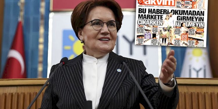 Meral Akşener’den Takvim gazetesinin manşetine tepki
