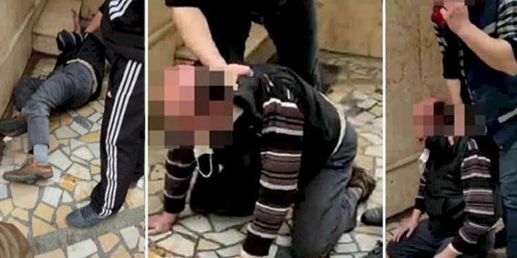 Çocuk tacizcisine dayak attılar