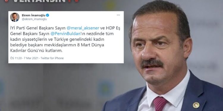 İmamoğlu’nun Akşener ve Buldan’lı 8 Mart mesajına İYİ Partili Ağıralioğlu’ndan tepki
