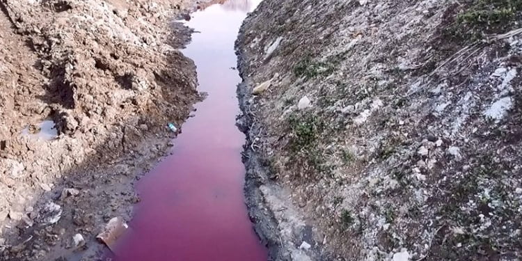 Derede korkutan görüntü: Kırmızı akmaya başladı