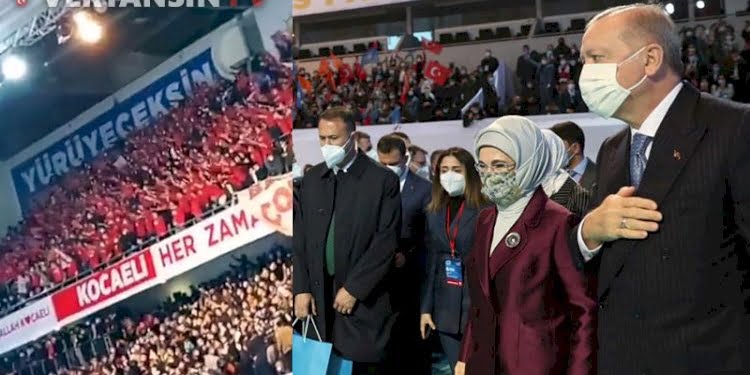 AKP Gençlik Kolları Kongresinde korkutan görüntü