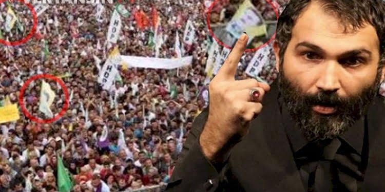 ‘HDP kapatılmaz’ diyen Barış Atay, kapatma gerekçesi gibi fotoğraf paylaştı