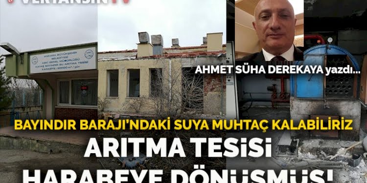 Bayındır Barajı’ndaki suya muhtaç kalabiliriz… Arıtma tesisi harabeye dönüşmüş!